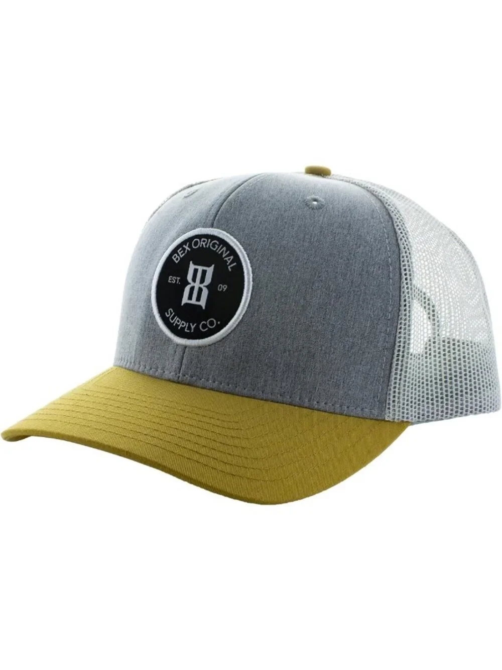 Unisex 6-Panel Snapback Trucker Hat - Adjustable Mesh Back Baseball Cap
